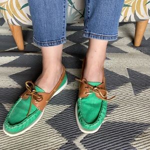 Milly for Sperry Green Sz 8